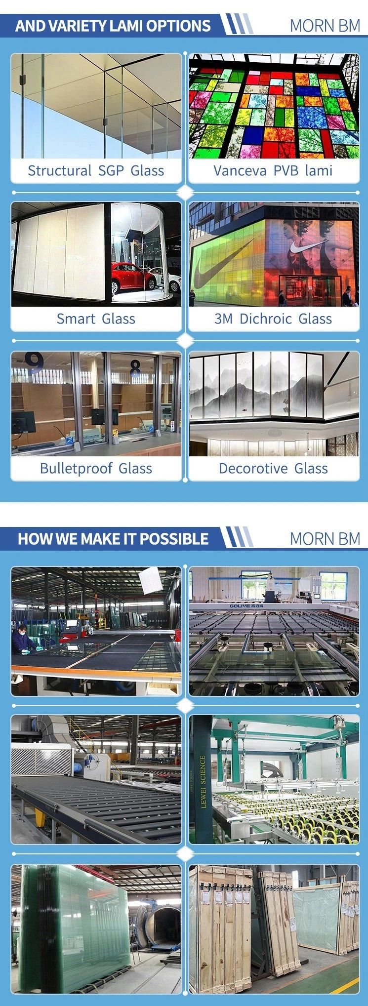 Point Supported Glzing System- Structural Glass 0.89/1.52mm PVB Sgp Laminated Glass Tempered Heat Soaked Low Iron Hurricane Proof Laminated Glass