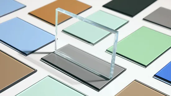Verre flotté de 2 mm à 19 mm transparent à faible teneur en fer teinté réfléchissant