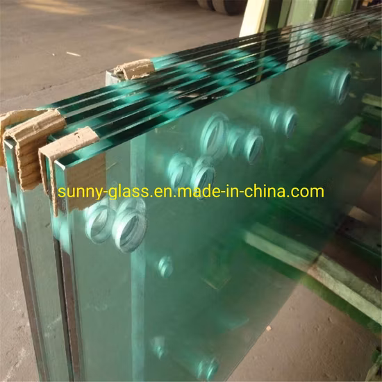 Verre trempé de 10 mm pour verre de bâtiment/verre de porte