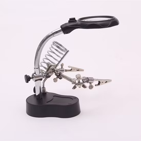 Miroir de maquillage lumineux Loupe de bureau LED