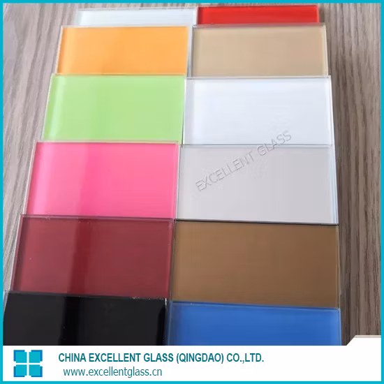 Meilleure vente de salle de bains en verre peint pour la décoration